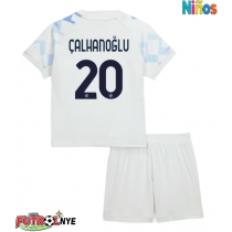 Camiseta Inter Milan Hakan Calhanoglu #20 Visitante Equipación para niños 2025-26 manga corta (+ pantalones cortos)